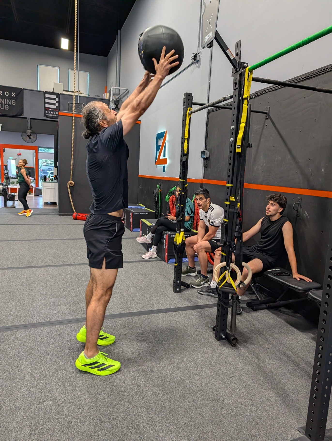 Wall ball reps