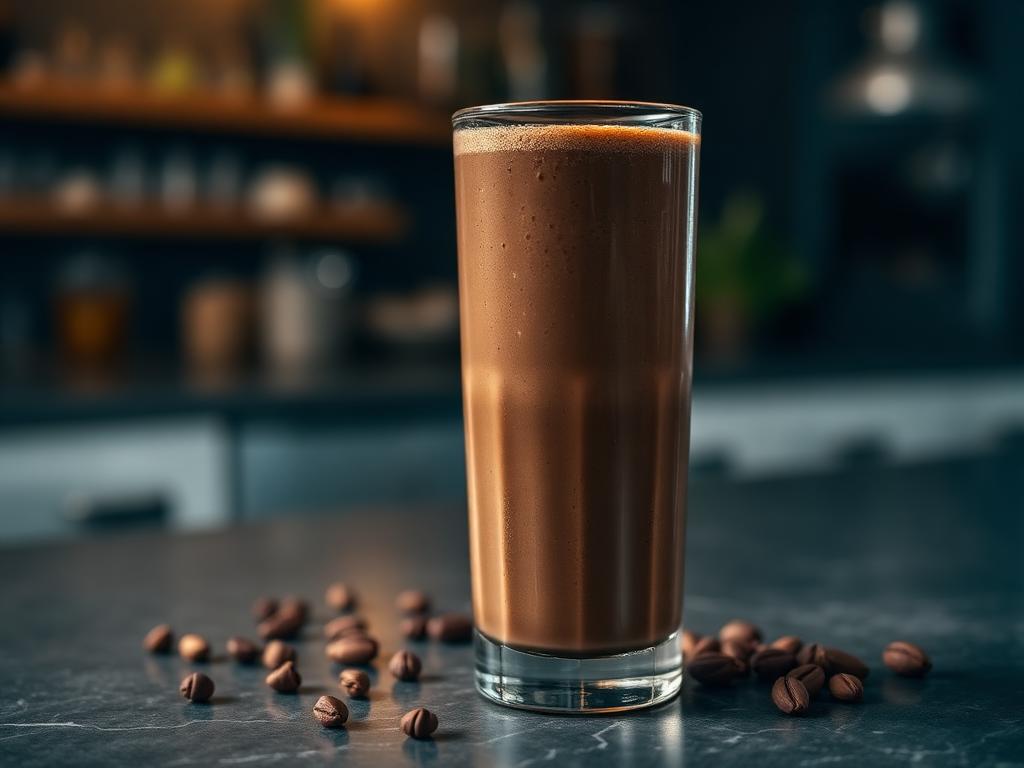 Dark Chocolate Beef Protein Shake