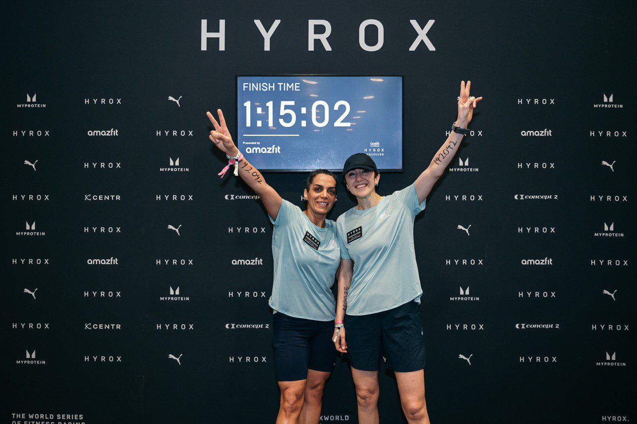 Fit 4 Life athletes at HYROX finish line